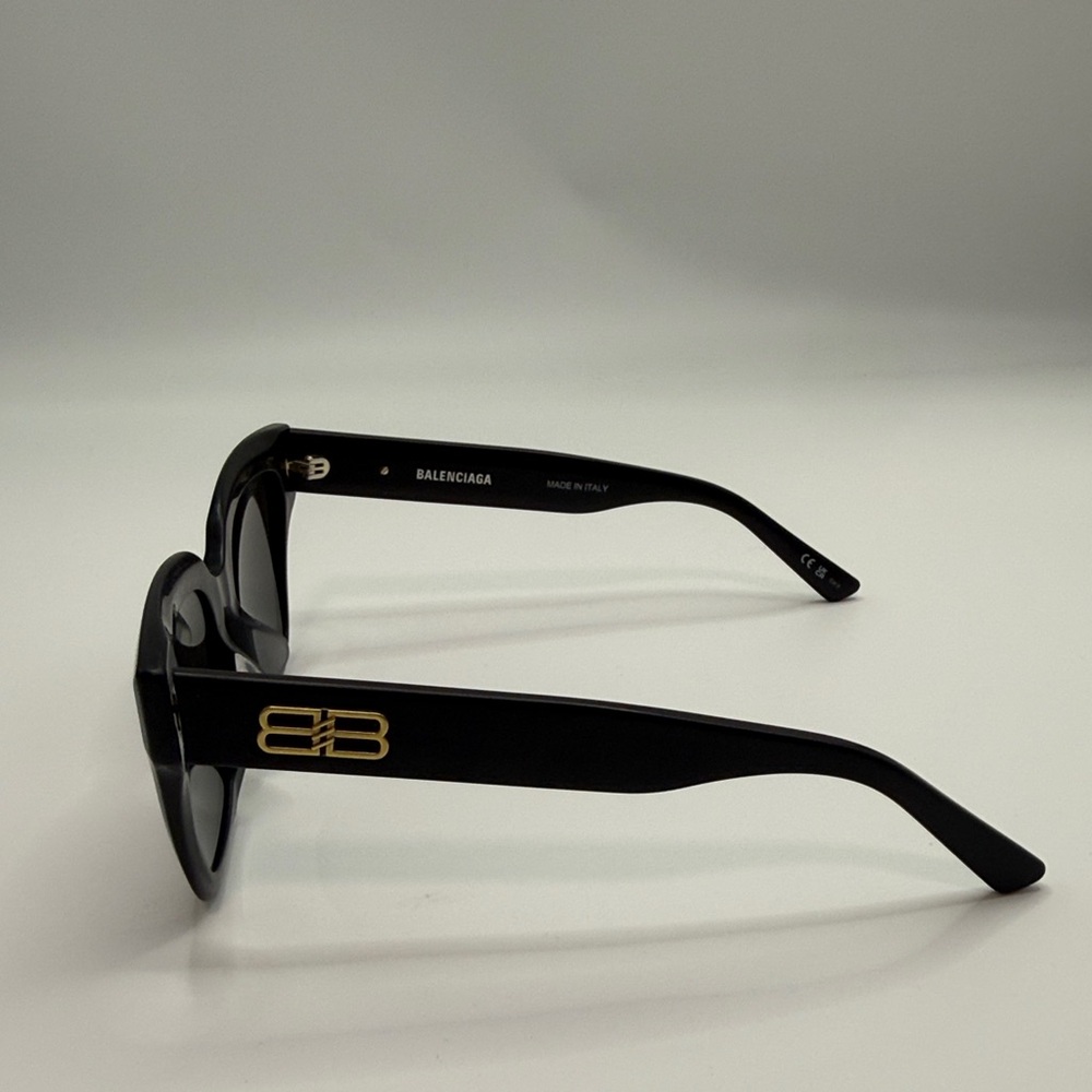 NEW Balenciaga Black Designer Sunglasses scratched style - Picture 4 of 10